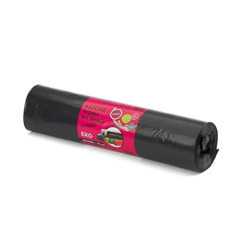 Worki na odpady LDPE 240L / 300L czarne/niebieskie/zielone/żółte/czerwone